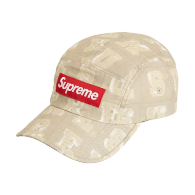 Supreme Blocks Camp Cap Tan