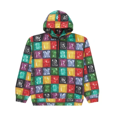 Supreme Blocks Hooded Sweatshirt Multicolor