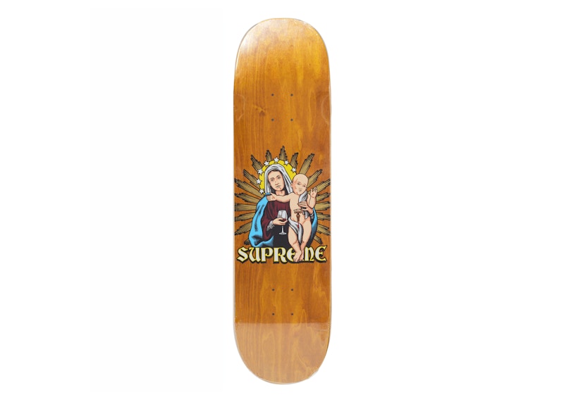 Supreme Blood and Body Skateboard Deck Brown
