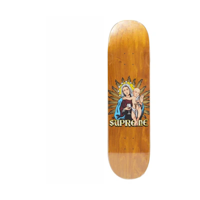 Supreme Blood and Body Skateboard Deck Brown