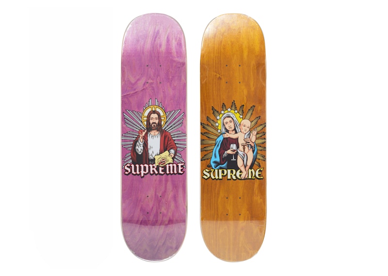 Supreme Blood and Body Skateboard Deck Set Multicolor