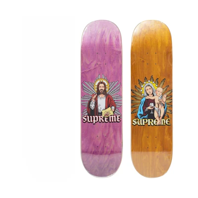 Supreme Blood and Body Skateboard Deck Set Multicolor