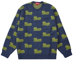 Supreme Blow Sweater Navy