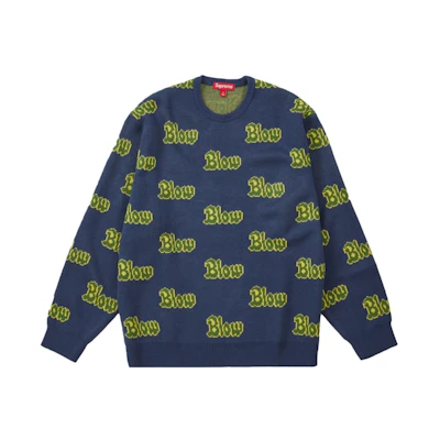 Supreme Blow Sweater Navy
