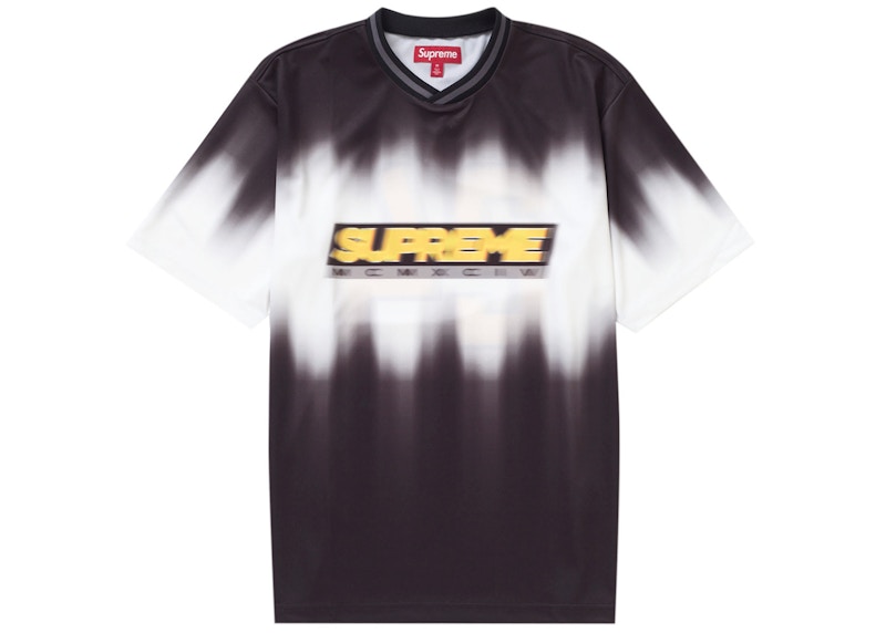 Buy Supreme x Nike Jewel Stripe Soccer Jersey Black - Novelship