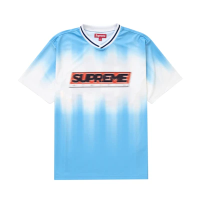 Supreme Blur Soccer Jersey Blue