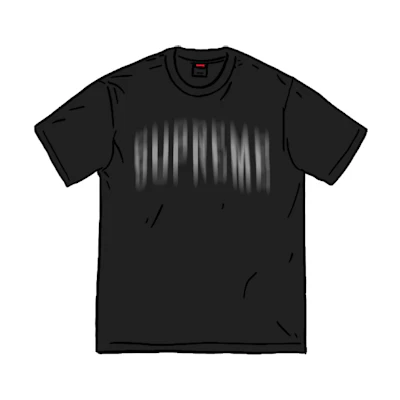Supreme Blurred Arc S/S Top Black