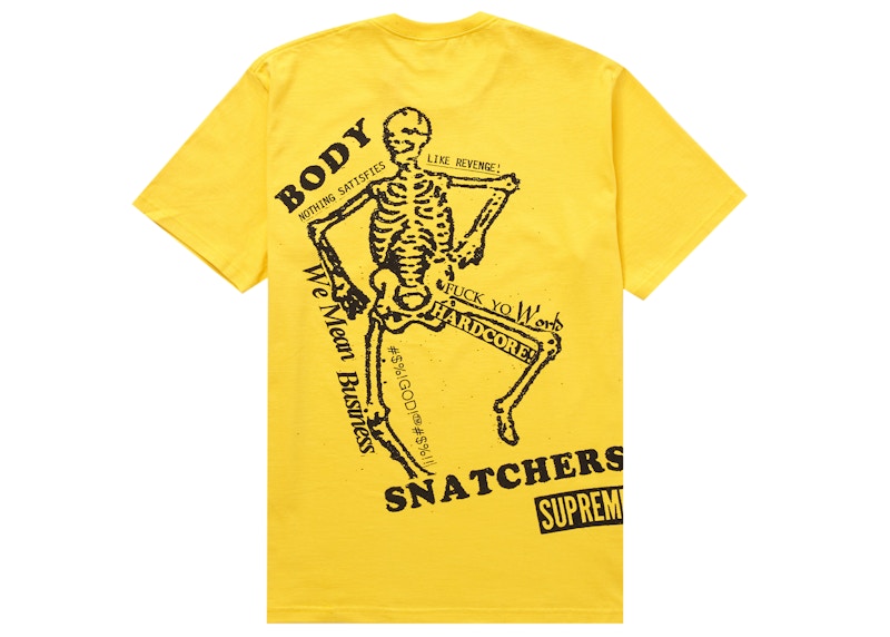 Supreme Body Snatchers Tee Yellow