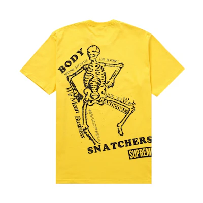 Supreme Body Snatchers Tee Yellow