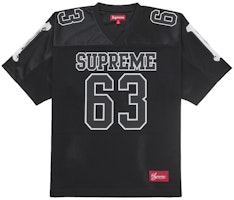 Supreme Bones Football Jersey Black Supreme Bones Football Jersey Black