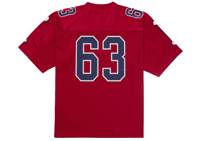 Order シュプリーム ボーンズ フットボールジャージ レッド