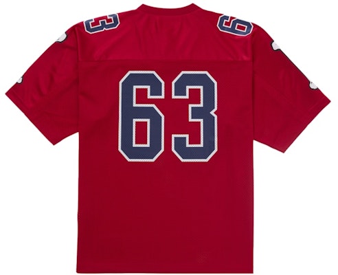 Supreme Bones Football Jersey Red Order Supreme Bones Football Jersey Red