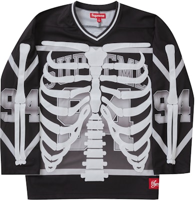 supreme   Bones Hockey Jersey
