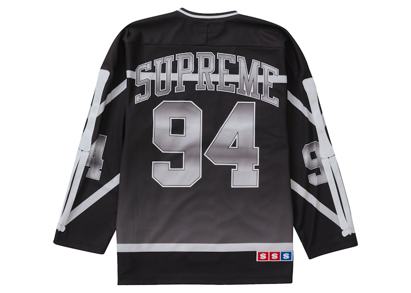 Order Supreme Bones Jersi Hoki Hitam