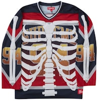 Supreme Bones Hockey Jersey Multicolor Supreme Bones Hockey Jersey Multicolor