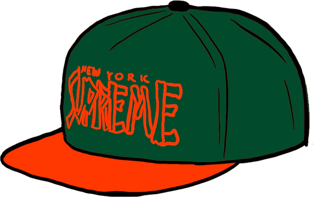 supreme-bones-logo-5-panel-green