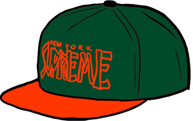 Supreme Gorro Verde 5-Panel Logo Huesos Buy Supreme Gorro Verde 5-Panel Logo Huesos