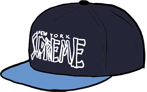 supreme-bones-logo-5-panel-navy