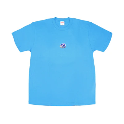 Supreme Bottle Cap Tee Bright Blue