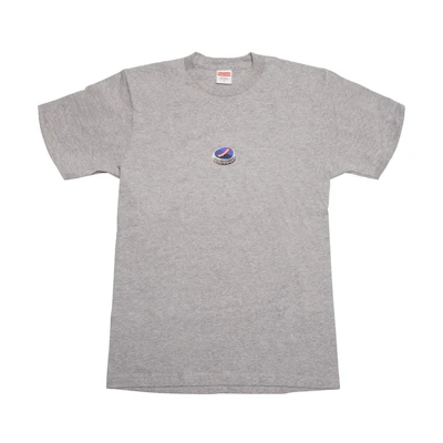 Supreme Bottle Cap Tee Heather Grey