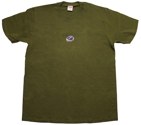 Supreme Bottle Cap Tee Olive Buy Supreme Bottle Cap Tee Olive