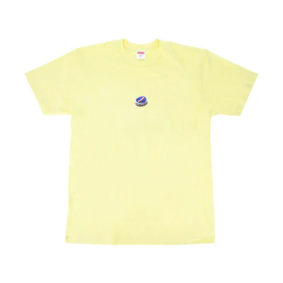 Supreme Bottle Cap Tee Pale Yellow
