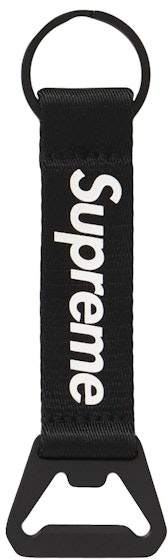 supreme-bottle-opener-webbing-keychain-black