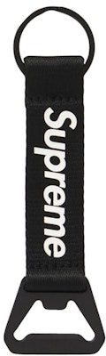 Supreme Bottle Opener Webbing Keychain Black Buy Supreme Bottle Opener Webbing Keychain Black