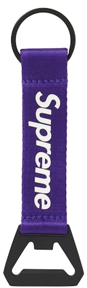 supreme-bottle-opener-webbing-keychain-purple