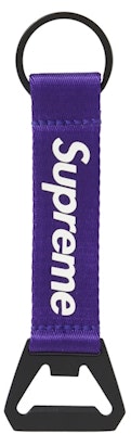Supreme Bottle Opener Webbing Keychain Purple Buy Supreme Bottle Opener Webbing Keychain Purple