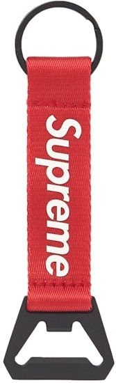supreme-bottle-opener-webbing-keychain-red