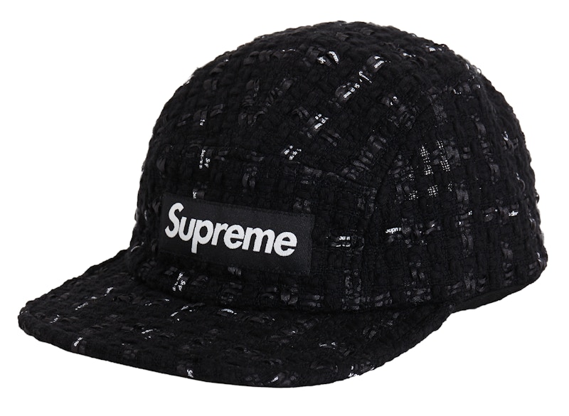 Buy Supreme Boucle Camp Cap Black