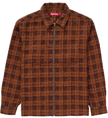 Camisa con Cremallera Supreme Boucle Marrón Buy Camisa con Cremallera Supreme Boucle Marrón