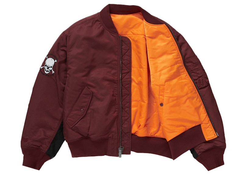 Supreme Bounty Hunter MA-1 Jacket Burgundy 圖 2