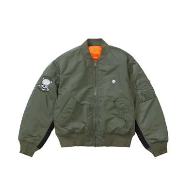 Supreme Bounty Hunter MA-1 Jacket Olive