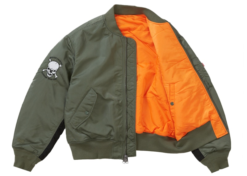 Supreme Bounty Hunter MA-1 Jacket Olive 圖 2