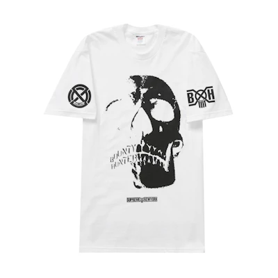 Supreme Bounty Hunter Skulls Tee White