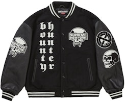 Supreme Bounty Hunter Varsity Jacket Black Supreme Bounty Hunter Varsity Jacket Black