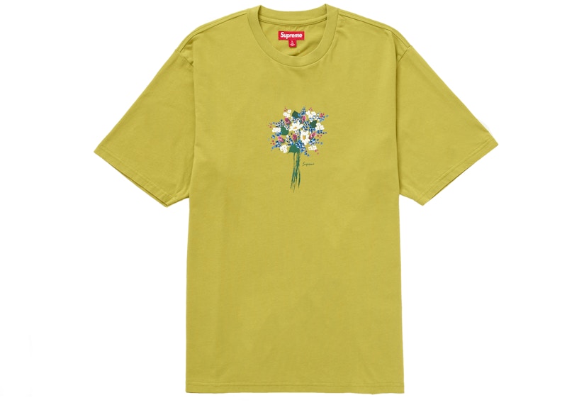 Supreme Bouquet S/S Top Dusty Lime