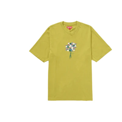 Supreme Bouquet S/S Top Dusty Lime