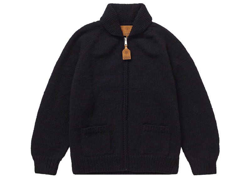 Order 슈프림 박스 로고 카우친 스웨터 블랙 
