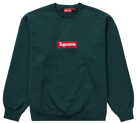 Supreme Box Logo Crewneck (FW22) Dark Pine Buy Supreme Box Logo Crewneck (FW22) Dark Pine