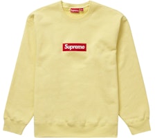 Supreme Box Logo Crewneck (FW22) Pale Yellow Supreme Box Logo Crewneck (FW22) Pale Yellow