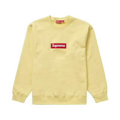 Supreme BOGO Crewneck (FW22) Pale Yellow