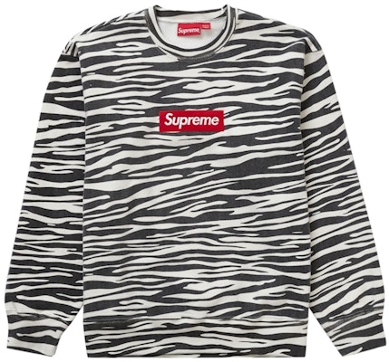 Supreme Sudadera Box Logo (FW22) Zebra Buy Supreme Sudadera Box Logo (FW22) Zebra
