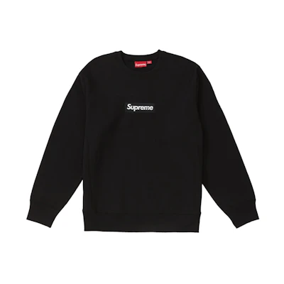 Supreme Box Logo Crewneck Sweatshirt Black