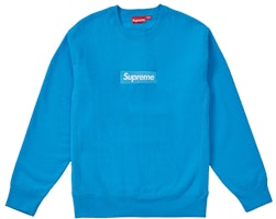 Supreme Box Logo Crewneck Sweatshirt Bright Royal Supreme Box Logo Crewneck Sweatshirt Bright Royal
