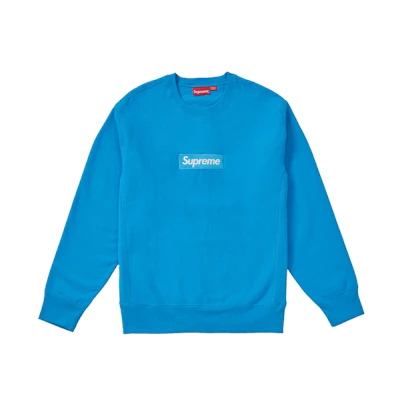 Supreme Box Logo Crewneck Sweatshirt Bright Royal