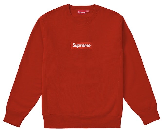supreme-box-logo-crewneck-sweatshirt-red