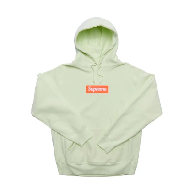 Supreme Box Logo Hooded Sweatshirt (FW17) Pale Lime